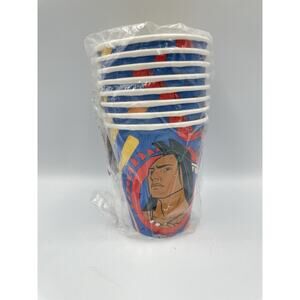 Vintage Hallmark Disney Pocahontas Cups Birthday Party Supplies Sealed
